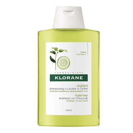 Sampon - Klorane Hair sampon cu pulpa de citrice pentru par normal-gras x 200ml, medik-on.ro