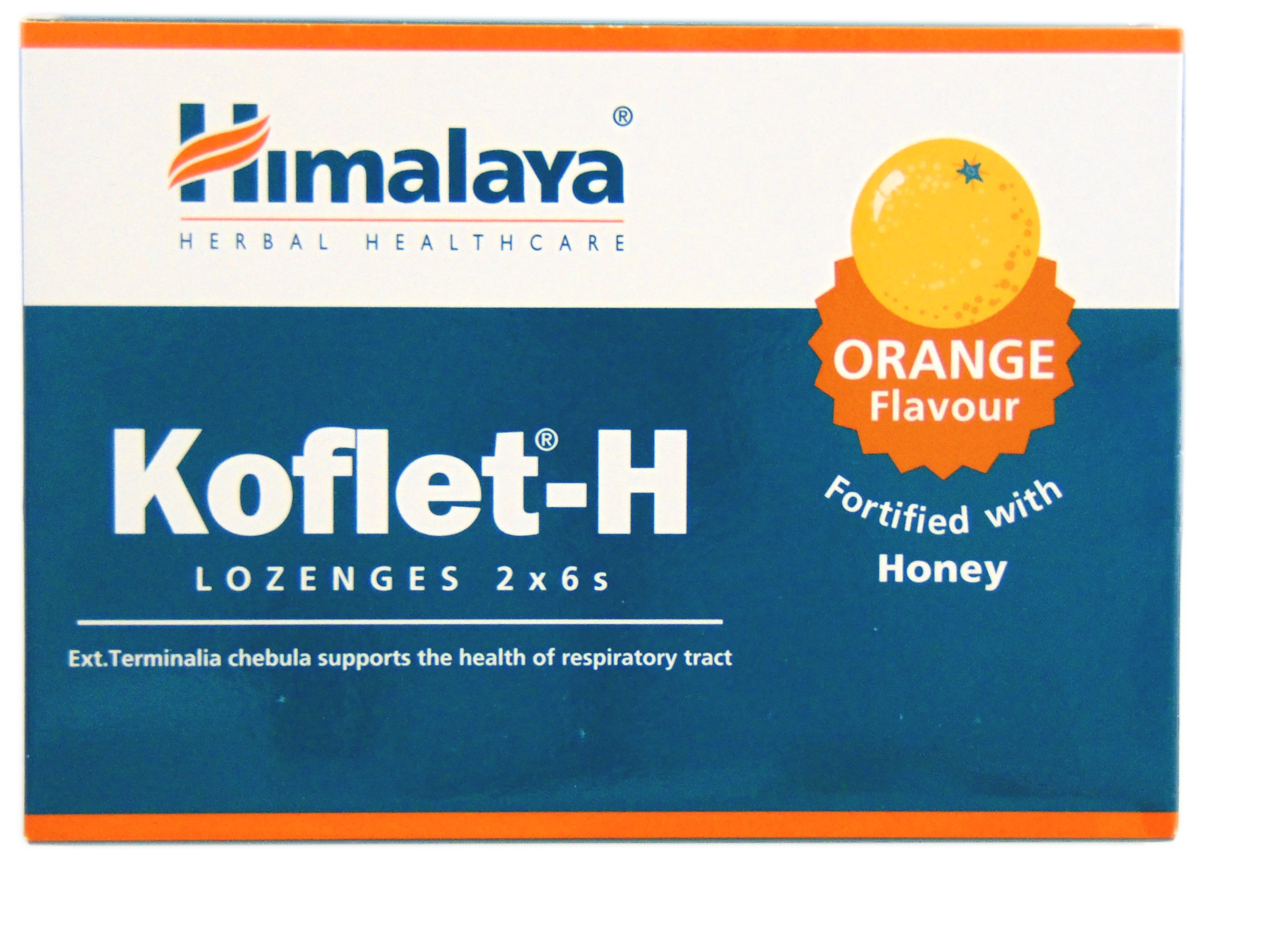 Dureri de gat - Koflet-H cu aroma de portocale x 12 comprimate, medik-on.ro
