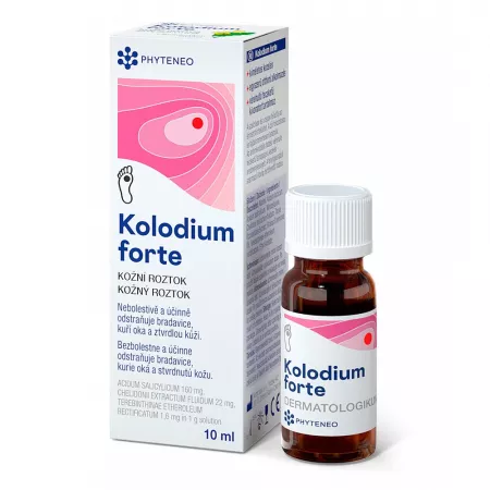 Herpes si negi - Kolodium forte solutie pentru negi si bataturi x 10ml, medik-on.ro