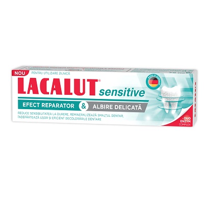 Paste de dinti - Lacalut pasta de dinti Sensitive Whitening x 75ml, medik-on.ro