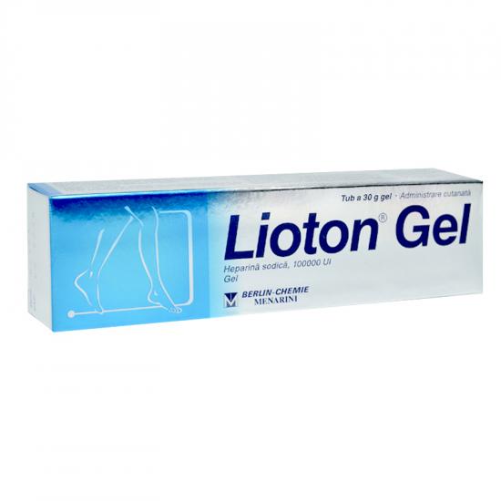 OTC - medicamente fara reteta - Lioton 100.000 ui gel x 30 grame, medik-on.ro