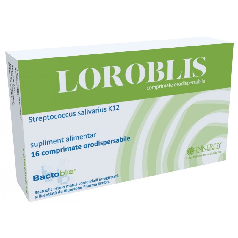 Afte bucale - Loroblis x 16 comprimate, medik-on.ro