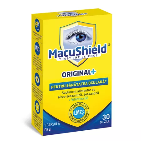 Suplimente si tratamente - MacuShield Original+ x 30 capsule moi, medik-on.ro