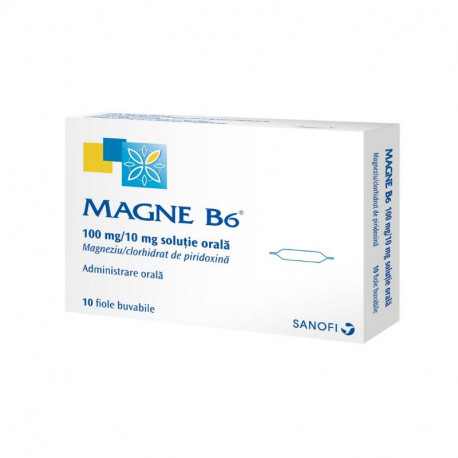 OTC - medicamente fara reteta - Magne B6 solutie orala 10ml x 10 fiole, medik-on.ro