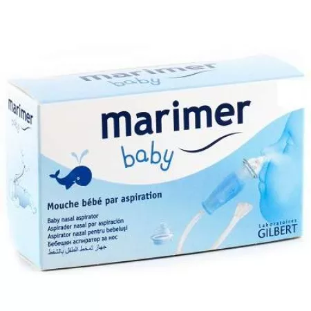 Aspiratoare nazale - Marimer Baby aspirator nazal manual pentru bebelusi, medik-on.ro
