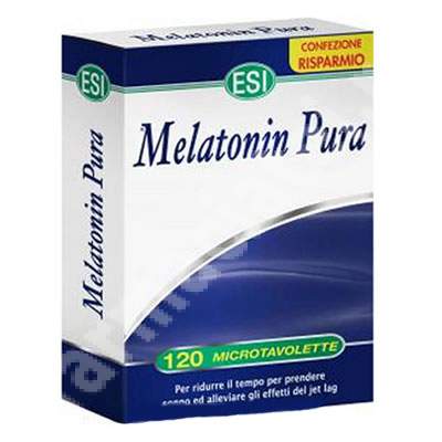 Calmante si somn linistit - Melatonina pura 3mg x 120 tablete, medik-on.ro