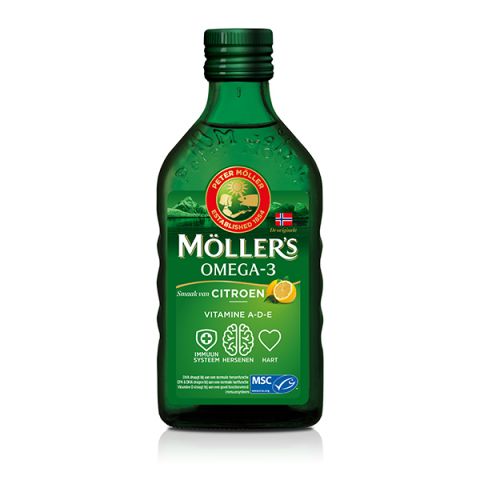 Vitamine - Moller's Cod Liver Oil Omega 3 lamaie x 250ml, medik-on.ro