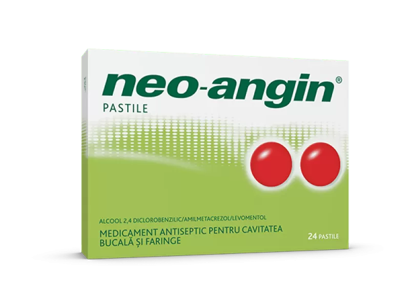 Dureri de gat - Neo-Angin N x 24 comprimate, medik-on.ro