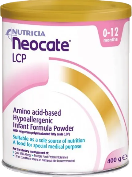 Formule speciale de lapte praf - Neocate LCP, formula hipoalergenica 0-12 luni, 400 grame, medik-on.ro
