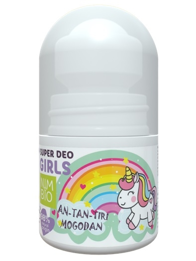 Deodorante si antiperspirante - Nimbio Deodorant natural pentru fetite peste 6 ani x 30ml, medik-on.ro