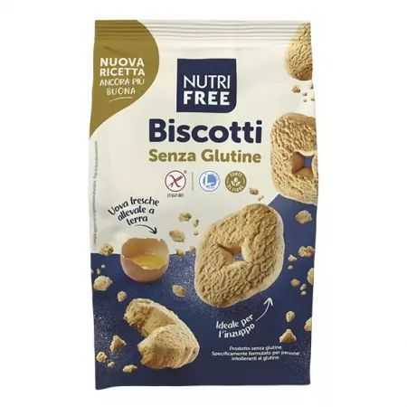 Biscuiti si gustari fara gluten - NutriFree Biscuiti Biscotti fara gluten x 300 grame, medik-on.ro