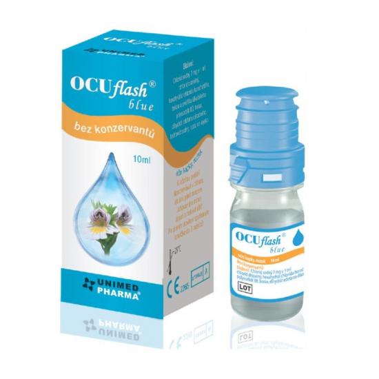 Picaturi si solutii oftalmice - Ocuflash Blue picaturi oftalmice x 10ml, medik-on.ro
