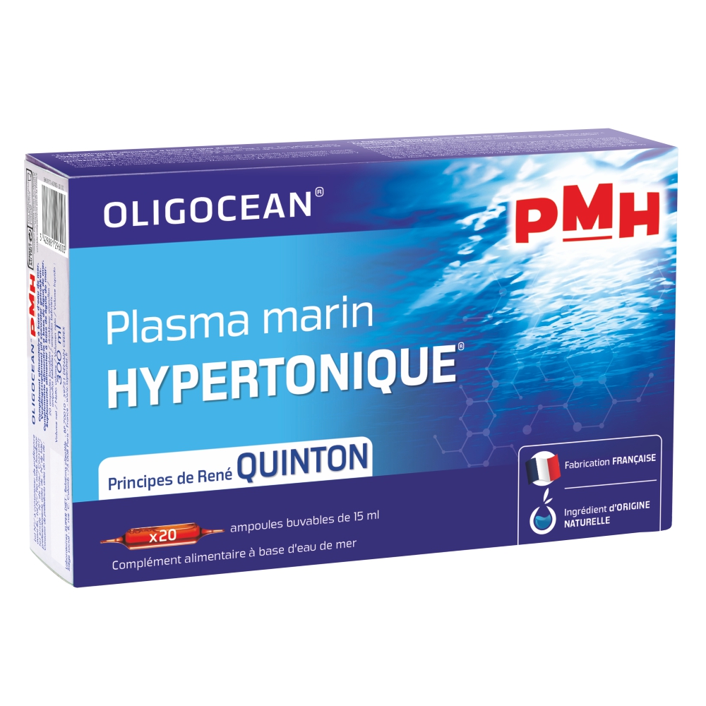 Multivitamine si minerale - Oligocean Plasma marina Hipertonica (metoda Rene Quinton) 15ml x 20 fiole, medik-on.ro