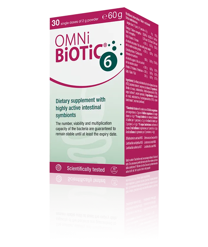 Probiotice si prebiotice - OmniBiotic 6 x 60 grame, medik-on.ro