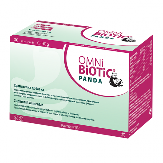 Probiotice si prebiotice - OmniBiotic Panda x 30 plicuri, medik-on.ro