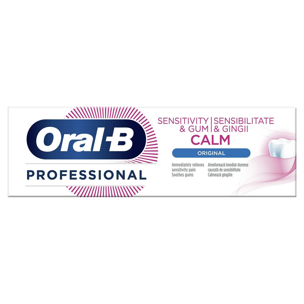 Paste de dinti - Oral B Pasta de dinti Sensitivity & Gum Calm Original x 75 ml, medik-on.ro