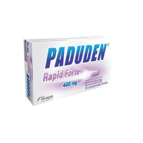 OTC - medicamente fara reteta - Paduden Rapid Forte 400mg x 10 comprimate, medik-on.ro