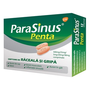 OTC - medicamente fara reteta - Parasinus Penta x 24 comprimate, medik-on.ro