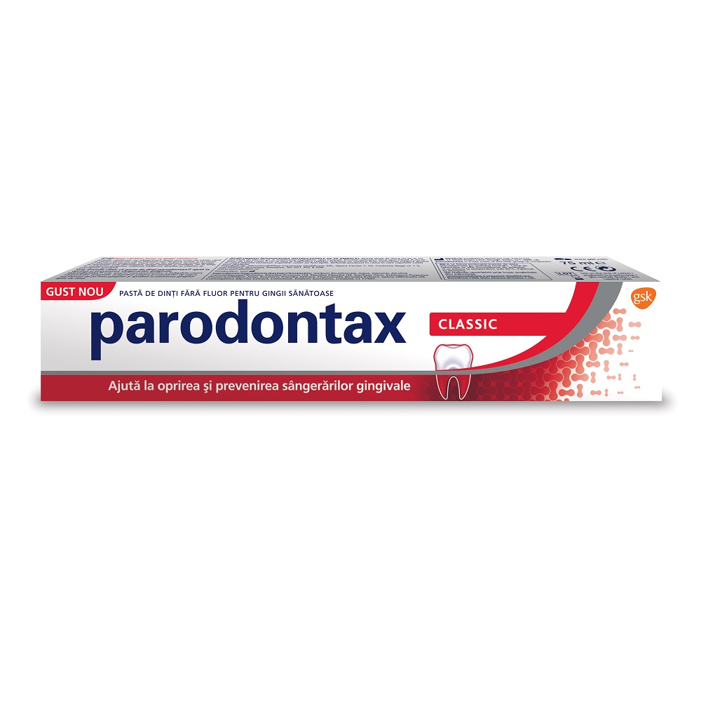 Paste de dinti - Parodontax Pasta de dinti clasic x 75ml, medik-on.ro