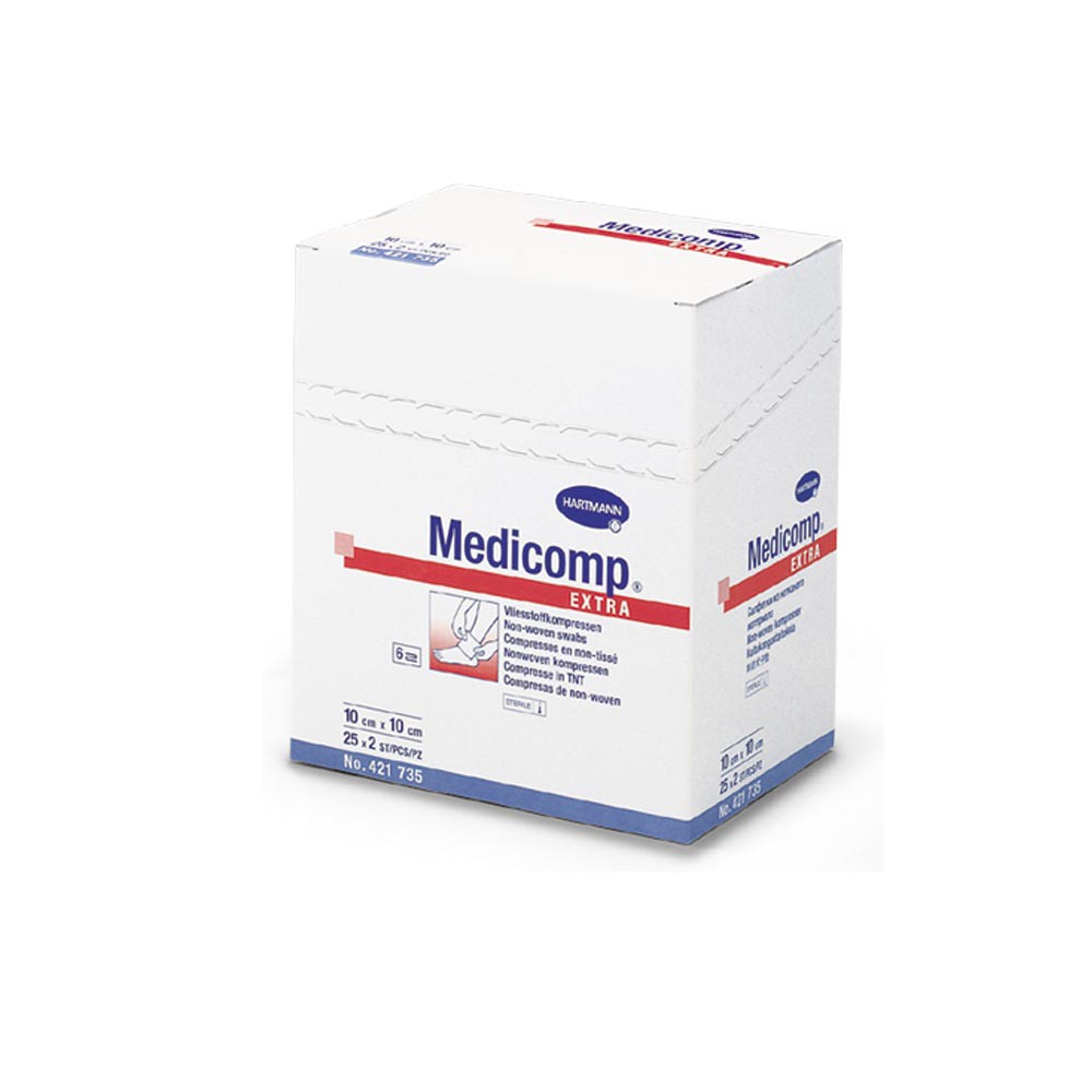 Comprese, fase si bandaje - Paul Hartmann Medicomp comprese Extra sterile 10/10cm x 25 bucati, medik-on.ro