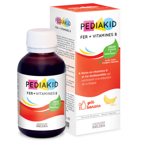Vitamine - Pediakid fer+vitamines b sirop x 125ml, medik-on.ro