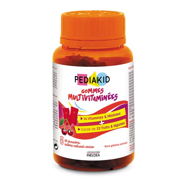 Vitamine - Pediakid gommes multivitamine x 60 jeleuri, medik-on.ro