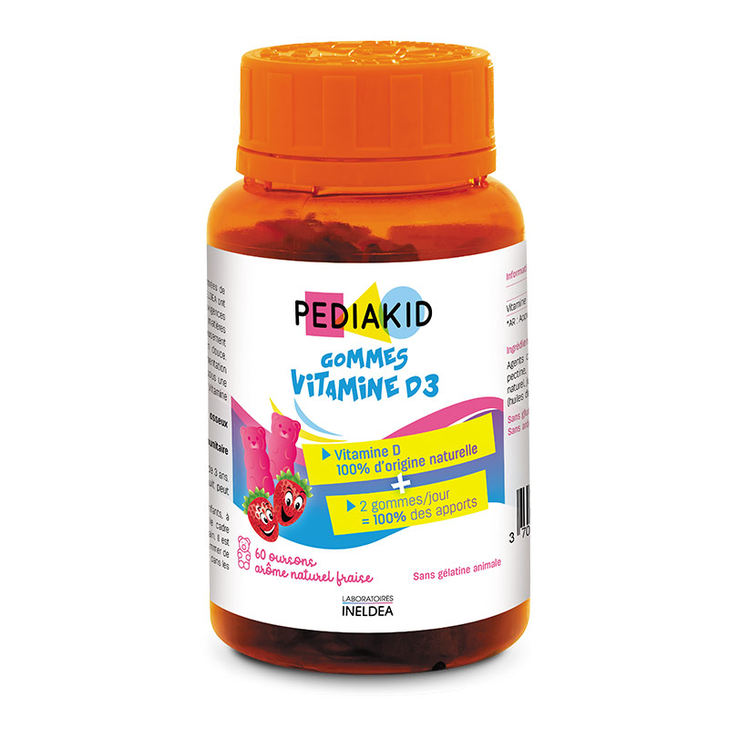 Vitamine - Pediakid gommes vitamina D3 x 60 jeleuri, medik-on.ro