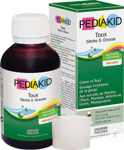 Tratament tuse - Pediakid sirop pentru tuse seaca si expectoranta x 125ml, medik-on.ro
