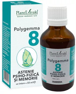 Calmante si somn linistit - Plant Extrakt Polygemma nr. 8 Stres x 50ml, medik-on.ro
