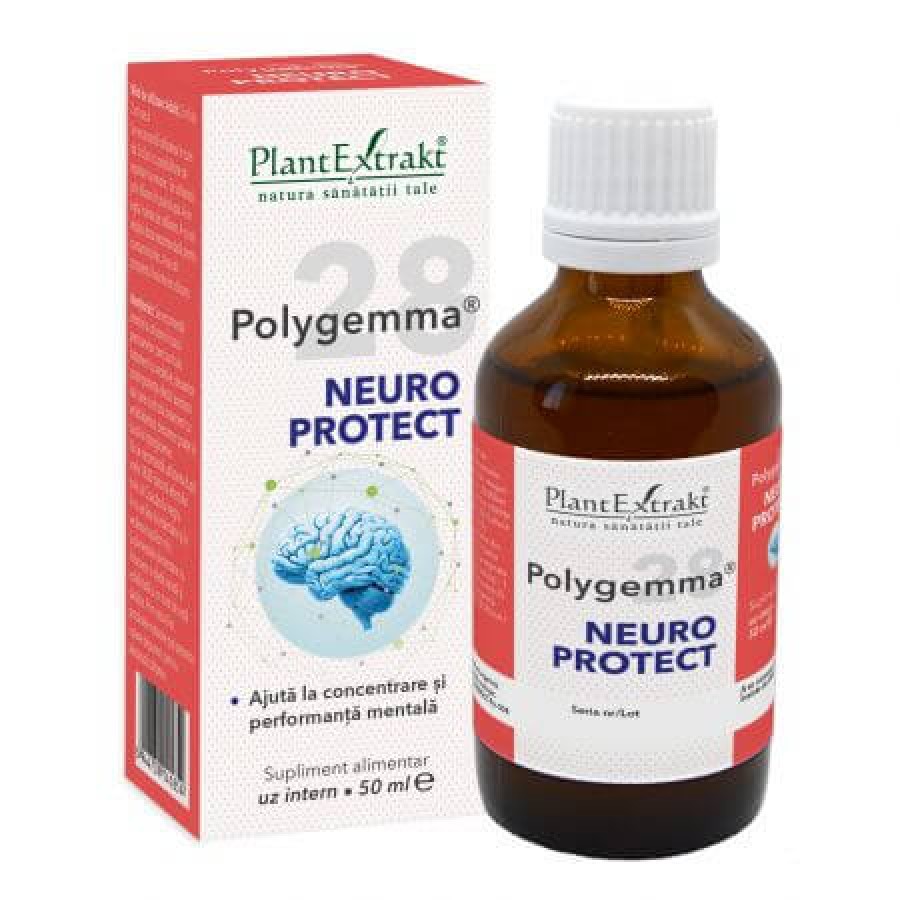 Extracte gemoderivate - PlantExtrakt Polygemma nr. 28 Neuro Protect x 50ml, medik-on.ro