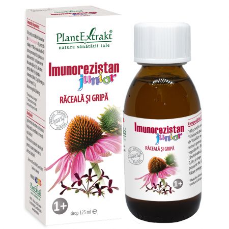 Imunitate - Plant Extrakt Imunorezistan Junior x 125ml, medik-on.ro