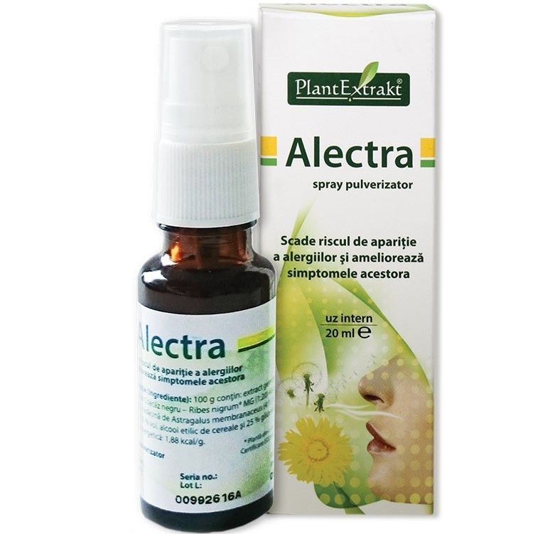 Alergii (antihistaminice) - PlantExtrakt Alectra spray pulverizator x 20ml, medik-on.ro