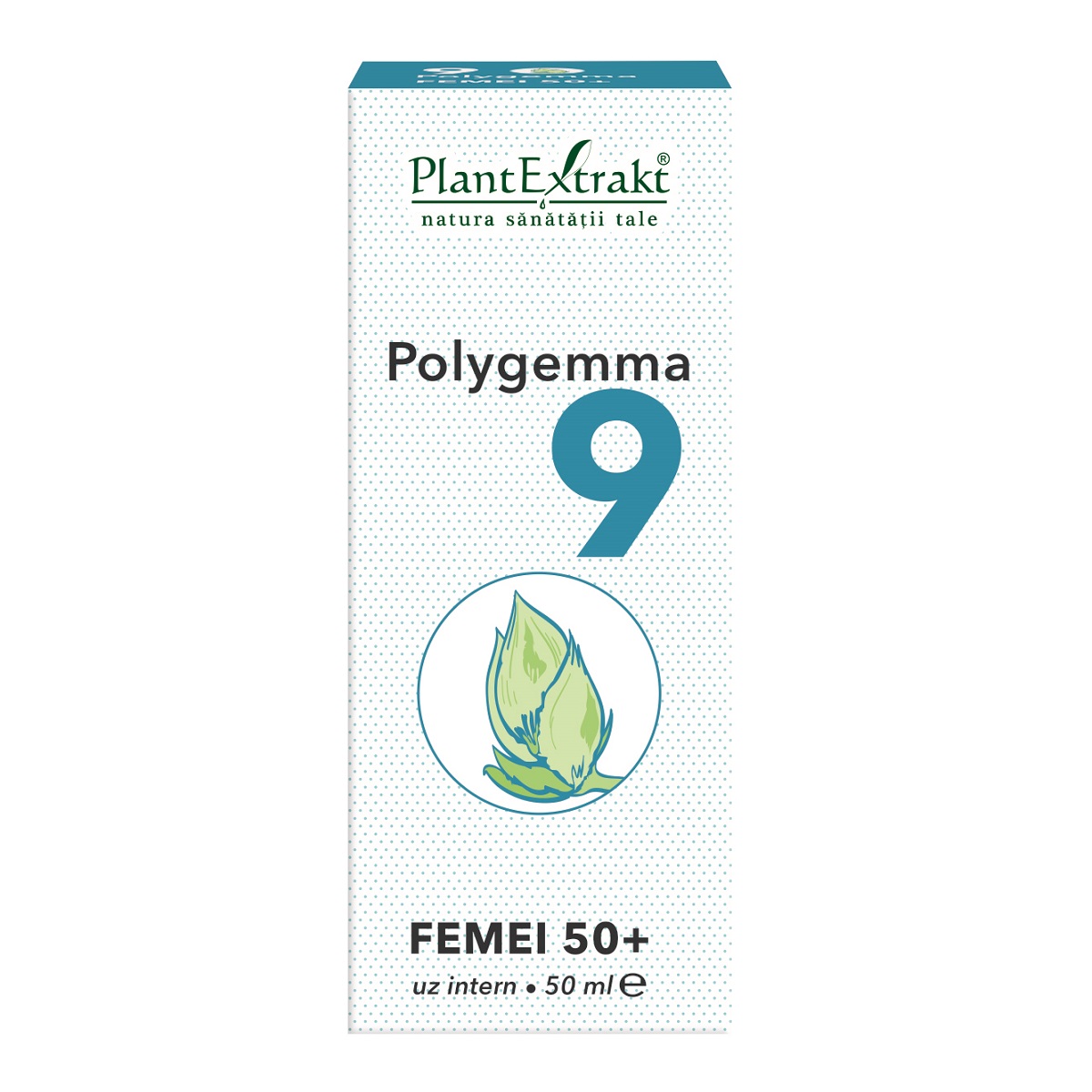 Extracte gemoderivate - Polygemma 9 pentru femei peste 50 de ani x 50ml, medik-on.ro