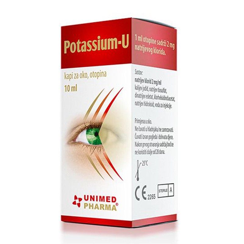 Picaturi si solutii oftalmice - Potassium-u picaturi oftalmice solutie x 10ml, medik-on.ro