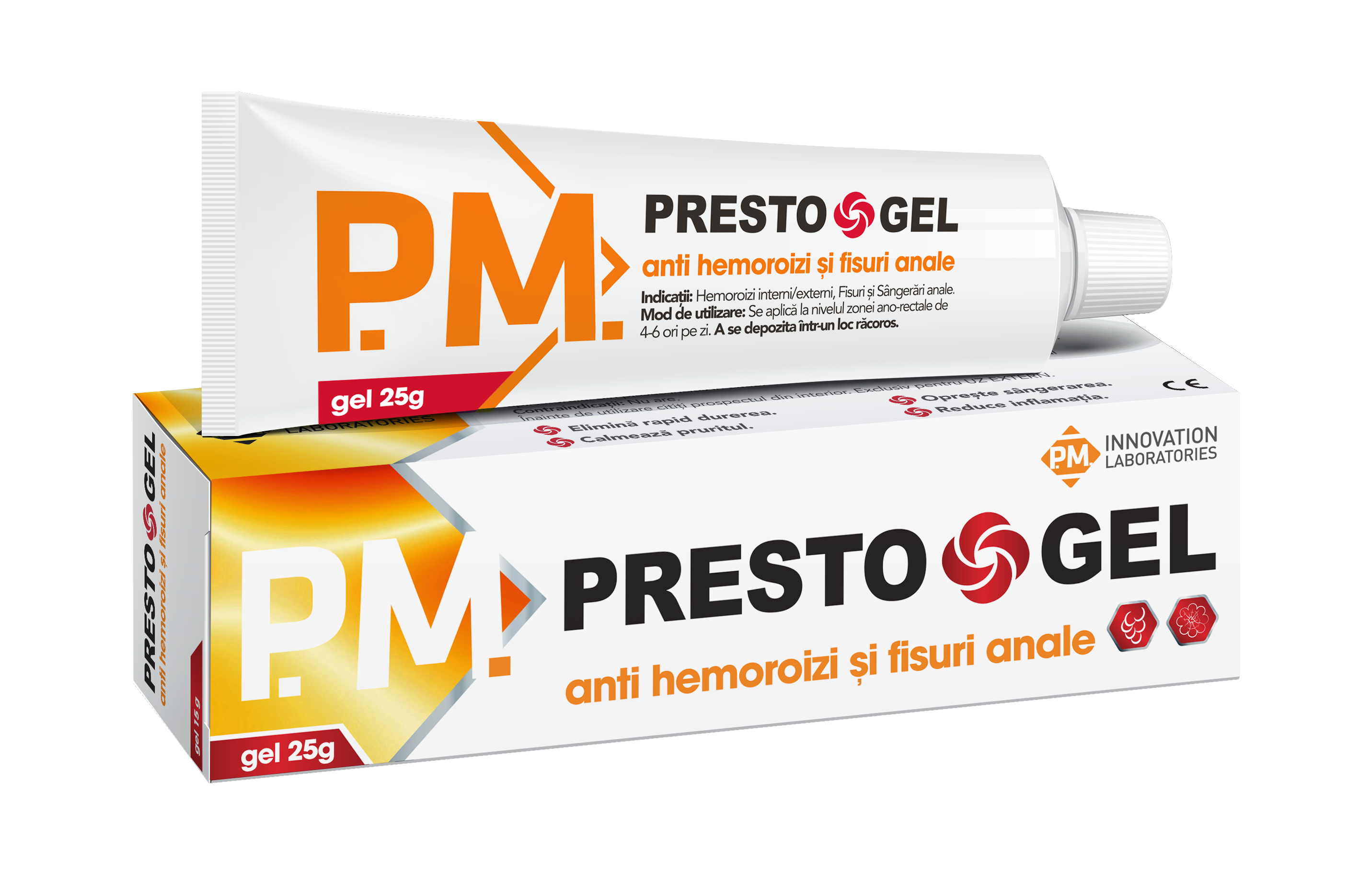 Hemoroizi - Prestogel gel impotriva hemoroizilor x 25 grame, medik-on.ro