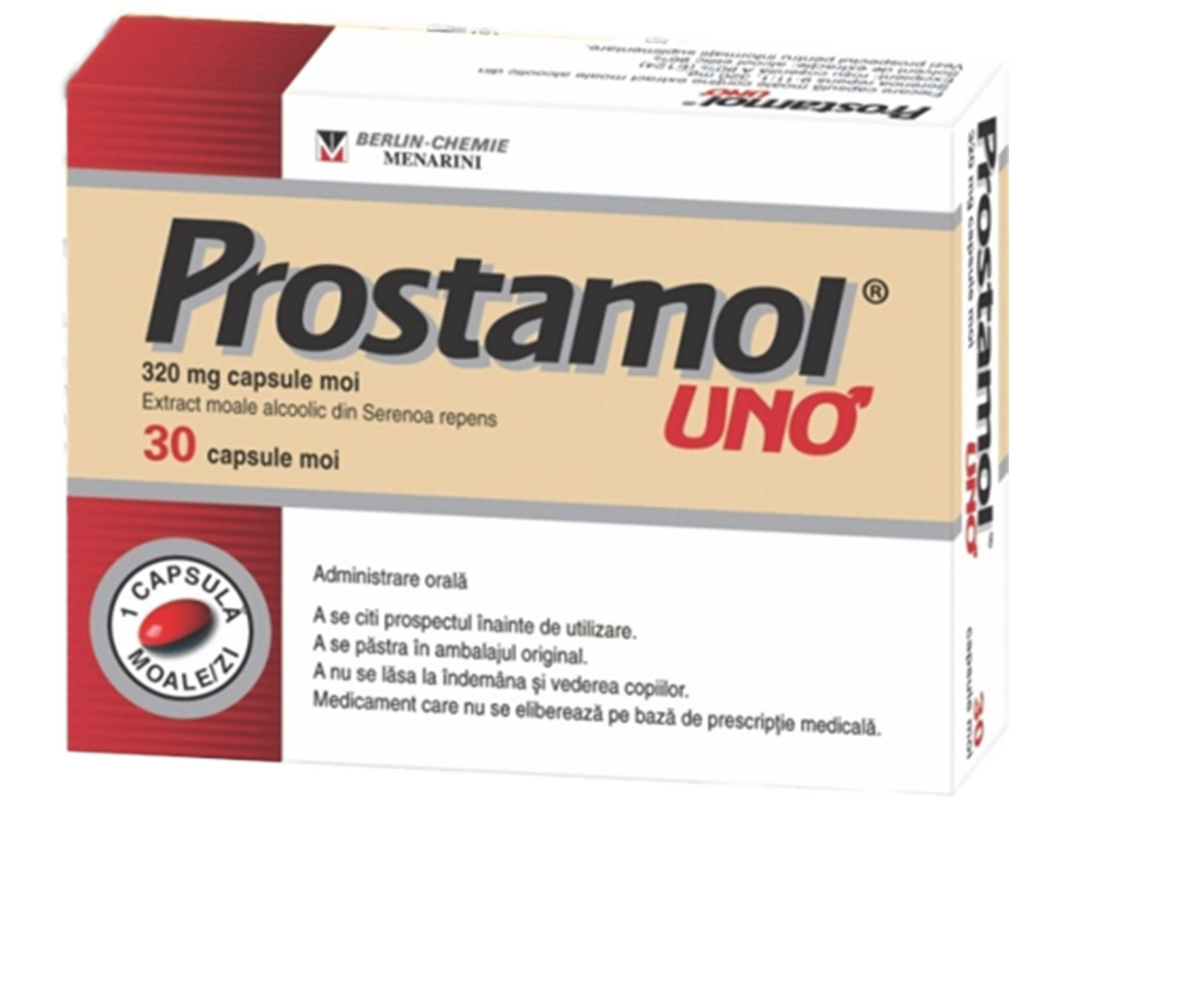 OTC - medicamente fara reteta - Prostamol Uno 320mg x 30 capsule moi, medik-on.ro