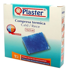 Comprese, fase si bandaje - Q plaster compresa cald/rece 13 x 13cm, medik-on.ro