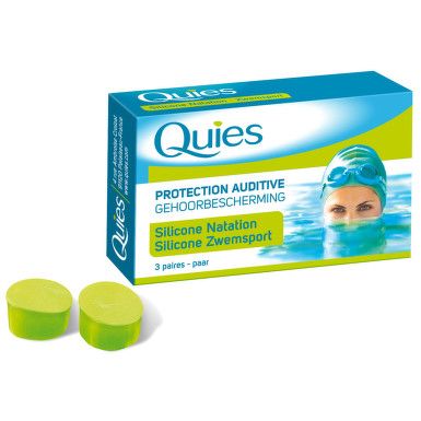 Betisoare si dopuri de ureche - Quies dopuri urechi silicon inot adulti x 3 perechi, medik-on.ro