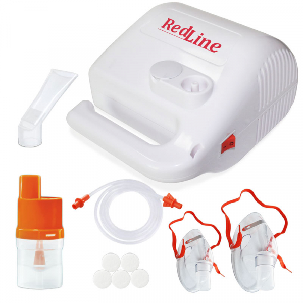 Aparate aerosoli, nebulizatoare si accesorii - RedLine Nebulizator cu compresor NB-315, medik-on.ro