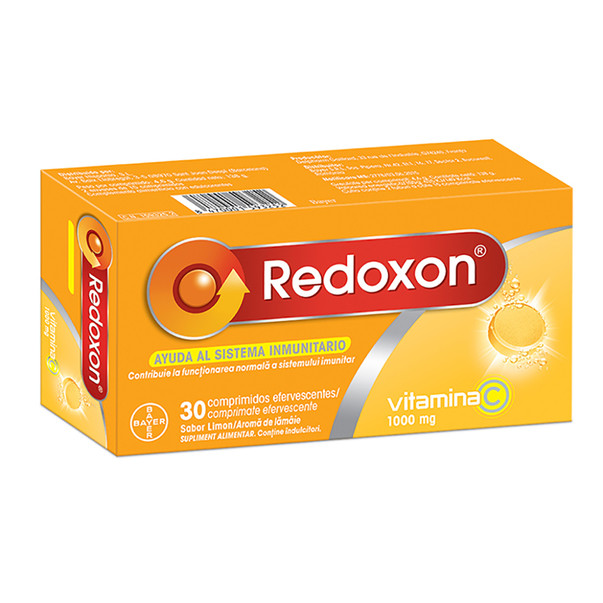 Imunitate - Redoxon vitamina C lamaie 1000mg x 30 comprimate efervescente, medik-on.ro