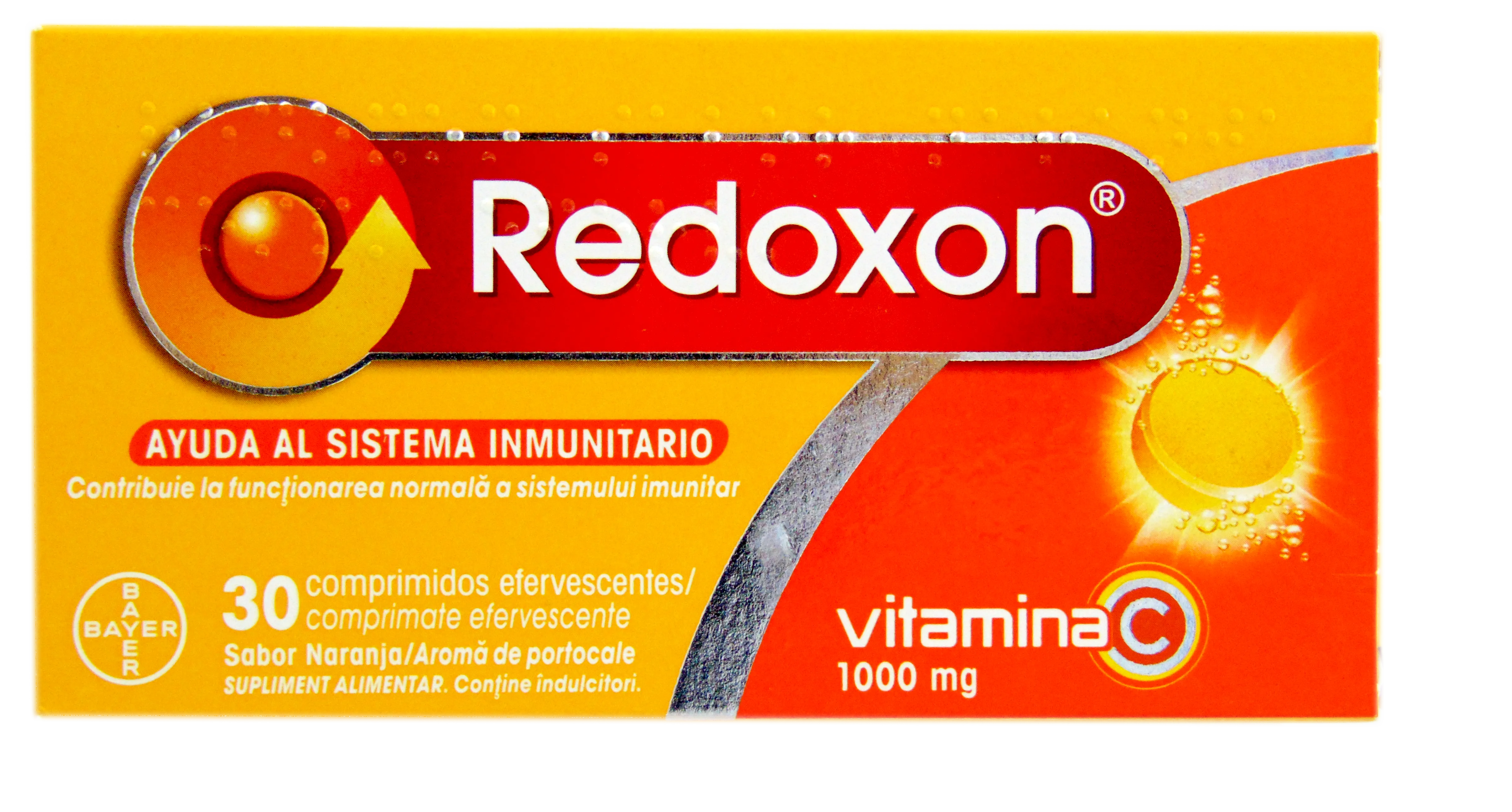 Imunitate - Redoxon vitamina C portocale 1000mg x 30 comprimate efervescente, medik-on.ro