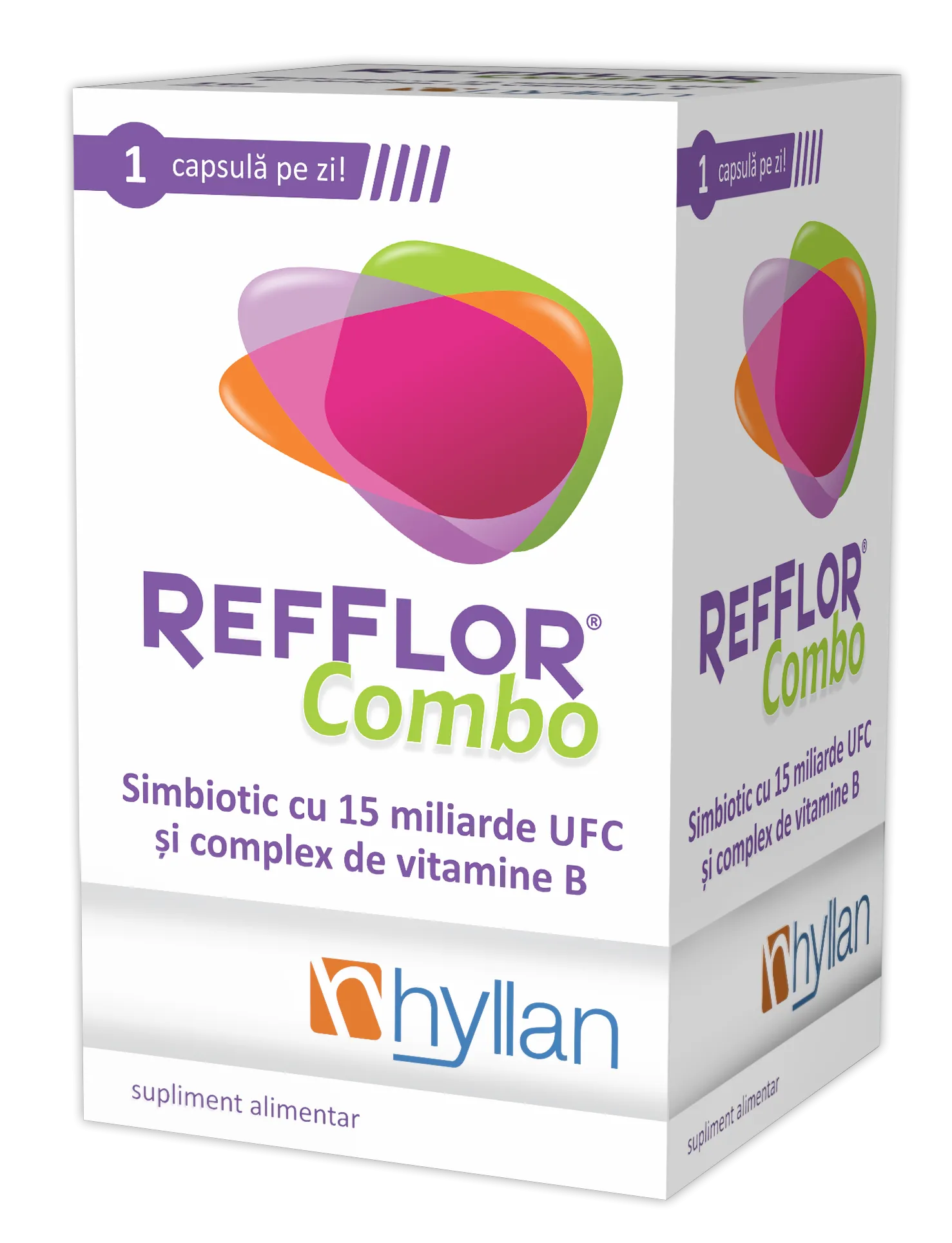 Probiotice si prebiotice - Refflor Combo x 10 capsule, medik-on.ro