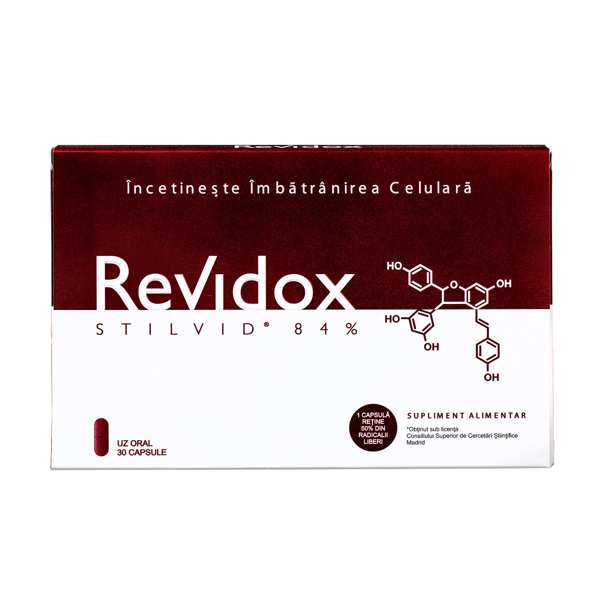 Stres oxidativ - Revidox x 30 capsule, medik-on.ro