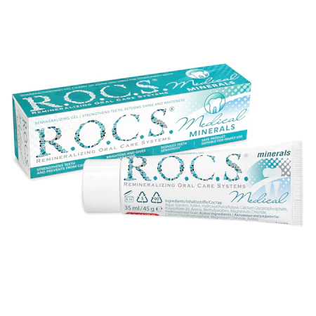 Paste de dinti pentru copii - R.O.C.S. Gel medical Minerals x 45 grame, medik-on.ro