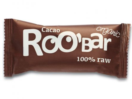 Batoane RAW vegane - Roobar Baton cu cacao raw eco x 50g, medik-on.ro