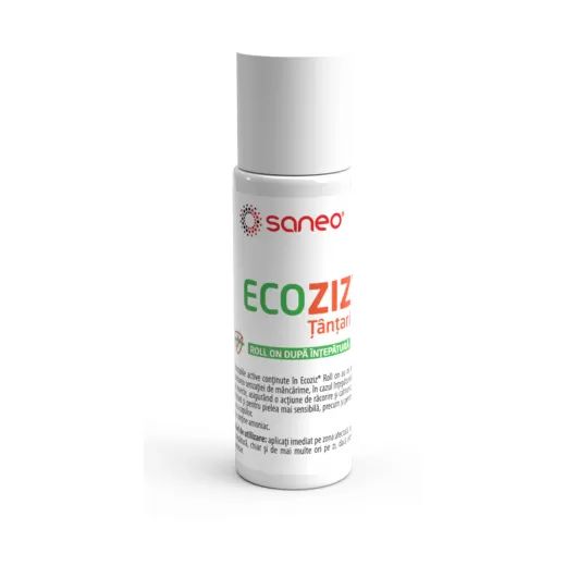 Protectie anti-insecte - Saneo Ecoziz Roll On dupa intepatura de tantari x 20ml, medik-on.ro