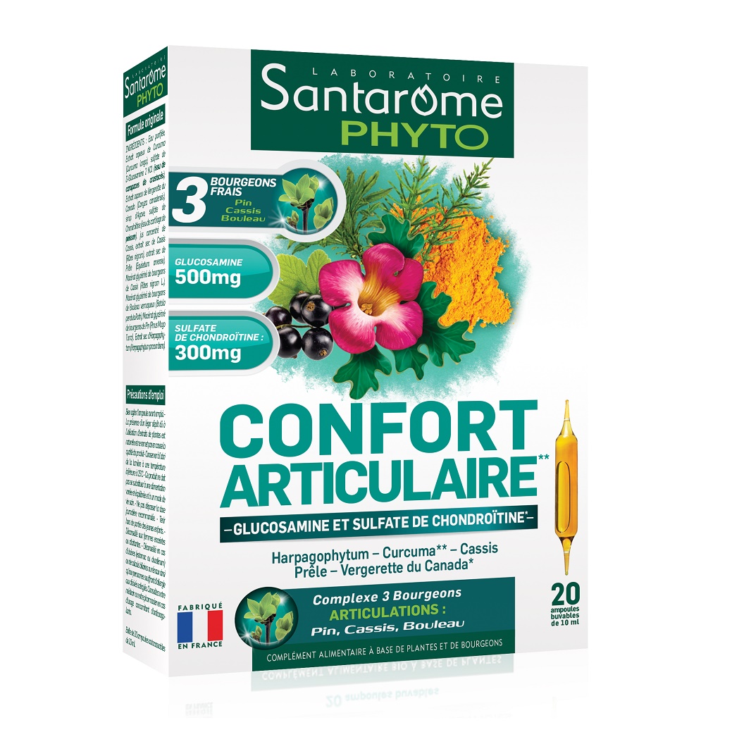 Suplimente - Santarome Confort articular x 20 fiole, medik-on.ro