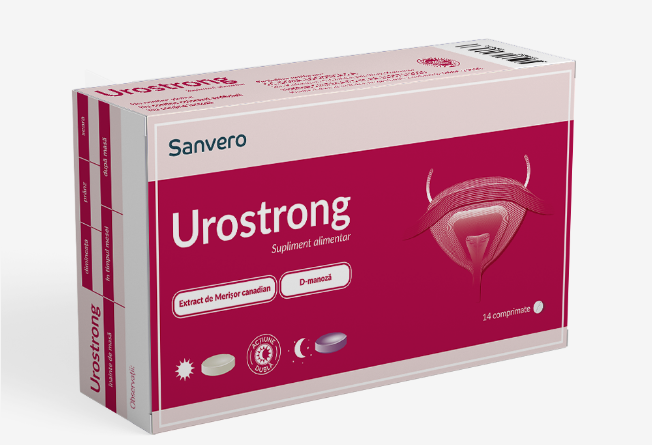 Dezinfectante urinare - Sanvero Urostrong x 14 comprimate, medik-on.ro