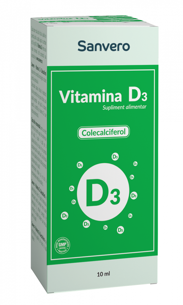 Multivitamine si minerale - Sanvero vitamina D3 5000 ui x 60 capsule moi, medik-on.ro