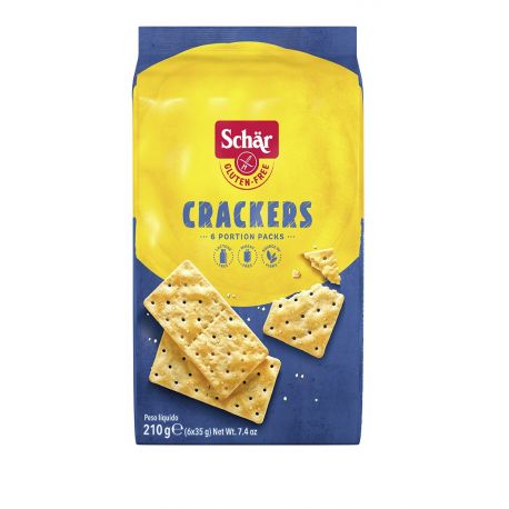 Biscuiti si gustari fara gluten - Schar Crackers x 210 grame, medik-on.ro